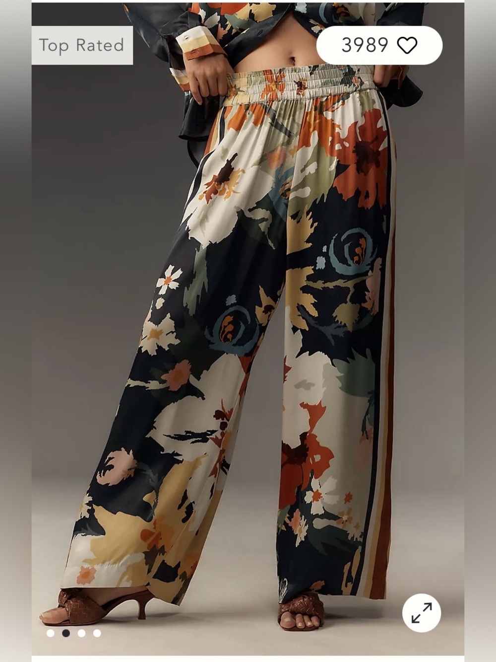 NWT Size XS - Conditions Apply Imara Satin Wide-Leg Pants (NWT US$ 138)
